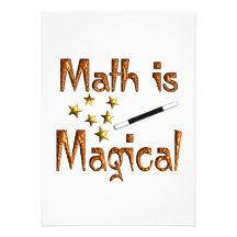 Les maths sont magiques invitations