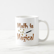 Les maths sont magiques tasse