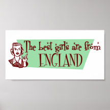Les meilleures filles sont l'Angleterre Affiche