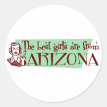 Les meilleures filles sont l'Arizona Adhésif