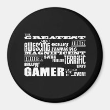 Les meilleurs anniversaires de Gamers : Le plus gr Aimant Pour Réfrigérateur