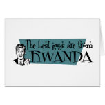 Les meilleurs types sont le Rwanda Cartes De Vœux