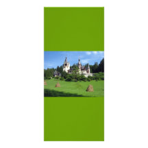 Les MERVEILLES PITTORESQUES PELES de Peles-château Modèle De Double Carte