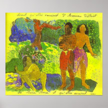 "Les messagers de la copie d'Oro" - Paul Gauguin Posters