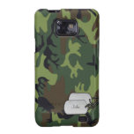 Les militaires verts d'armée camouflent coques galaxy s2