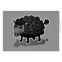 Les moutons noirs carte de vœux
