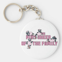 Les moutons roses Keychain Porte-clé