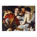 Les musiciens, Caravaggio Cartes Postales