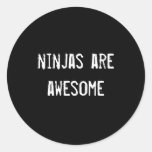 les ninjas sont impressionnants autocollants