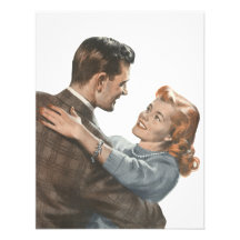 Les nouveaux mariés Romance d'amour vintage nous d Faire-parts