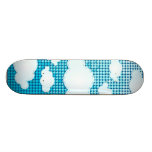Les nuages soustraient l'arrière - plan, patin skateboards