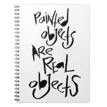 Les objets peints sont de vrais objets carnets