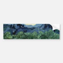 Les oliviers de Vincent van Gogh (1889) Autocollant Pour Voiture