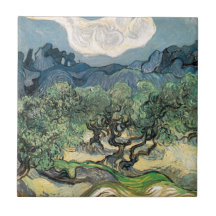 Les oliviers, Vincent van Gogh Carreaux En Céramique