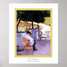 Les Orangers~ Gustave Caillebotte Affiches