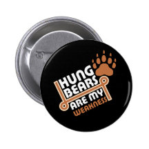 Les ours accrochés sont ma faiblesse rev badges avec agrafe