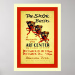 Les ours de chaussure posters