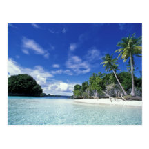 Les Palaos, îles de roche, île de lune de miel, mo Carte Postale