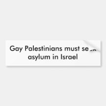 Les Palestiniens gais doivent demander l'asile en  Adhésifs Pour Voiture