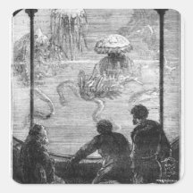 Les passagers de Nautilus Sticker Carré
