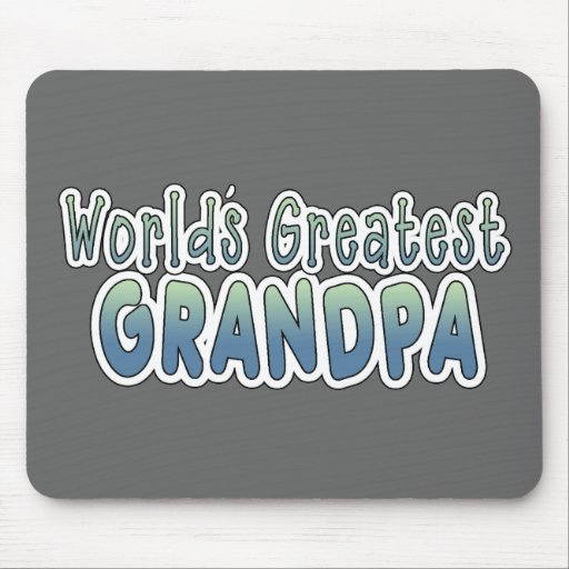 Les plus grands mots du grand-papa du monde tapis de souris