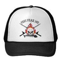 Les poissons me craignent pirate casquettes