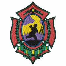 Les pompiers uniques ont brodé la chemise polos