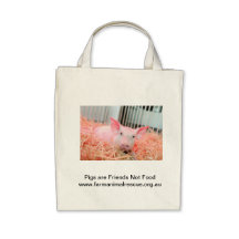 Les porcs sont nourriture d'amis pas sac