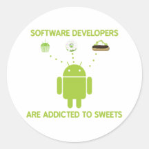 Les programmateurs de logiciel sont dépendants aux autocollants