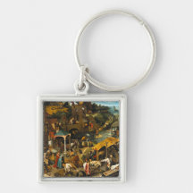 Les proverbes néerlandais - Pieter Bruegel Porte-clef