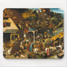 Les proverbes néerlandais - Pieter Bruegel Tapis De Souris