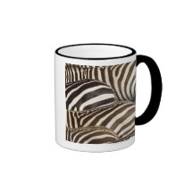 Les rayures des zèbres (quagga d'Equus), masais Ma Tasse À Café