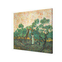 Les récolteuses olives, Saint-Remy, 1889 (huile su Toiles Tendues