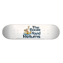 Les retours de chien de boissons alcoolisées skateboards personnalisés