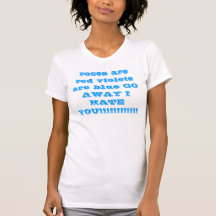 les roses sont les violettes rouges sont bleus VON T-shirt