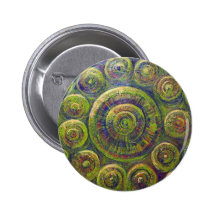 Les roues (symbolisme géométrique religieux) badges avec agrafe