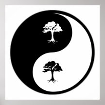 Les sciences de l'environnement de Yin Yang Poster