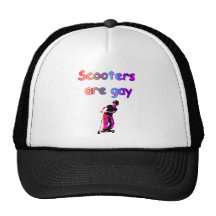 Les scooters sont gais casquettes