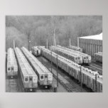 Les septa transitent la ligne voitures de Frankfor Posters
