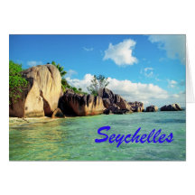 Les Seychelles Carte De Vœux