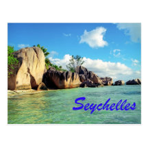 Les Seychelles Carte Postale