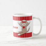 Les singes de chaussette ont personnalisé la tasse tasses