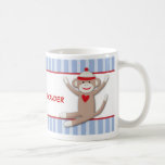 Les singes de chaussette ont personnalisé la tasse tasses