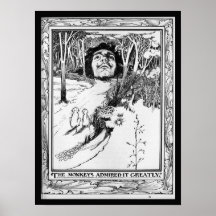 Les singes l'ont admiré considérablement posters