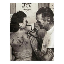 Les tatouages de Shieferly d'Al se sont levés Cartes Postales
