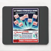 Les Timbres D'epargne De Guerre Tapis De Souris