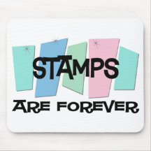 Les timbres sont Forever Tapis De Souris