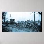 Les tracteurs vintages de Ford et prennent le cami Posters