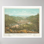 Les travaux de poudre de la Californie (1306) Posters