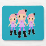 Les triplets Mousepad de Goth Loli Tapis De Souris